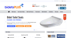 Desktop Screenshot of bidetsplus.com